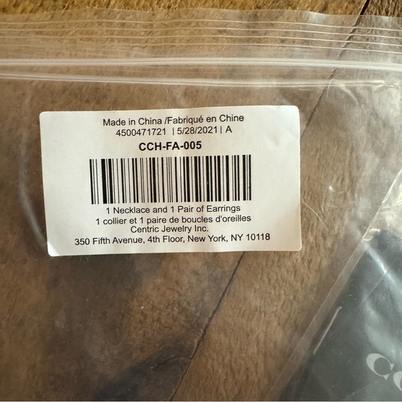 Coach Necklace and Earring Set - Picture 6 of 14